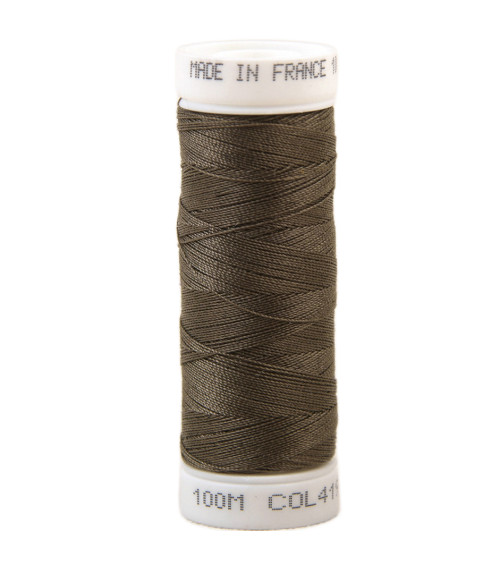 Polyester sewing thread 100m made in France - beige suede 419