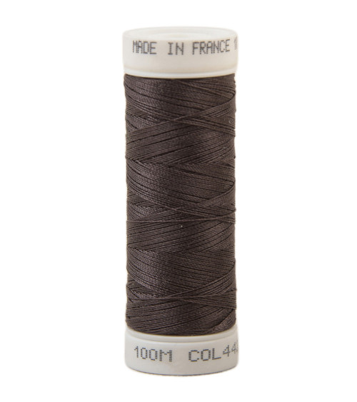 Polyester sewing thread 100m made in France - brown 442