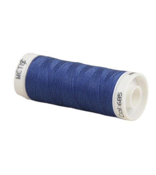 Spool of polyester thread 200m Oeko Tex made in Europe monarchy blue