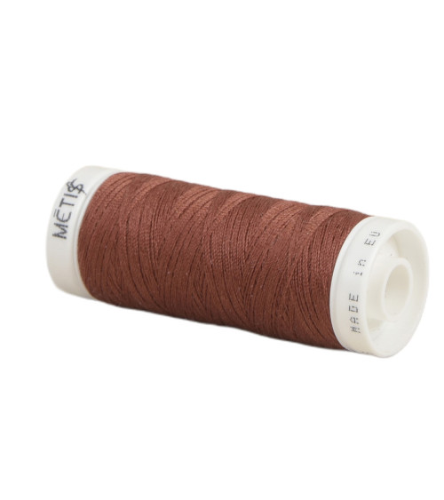 Spool of polyester thread 200m Oeko Tex made in Europe Orange Rust