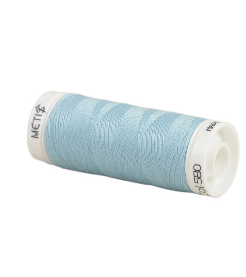 Spool of polyester thread 200m Oeko Tex made in Europe blue forget