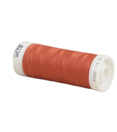 Spool of polyester thread 200m Oeko Tex made in Europe orange red