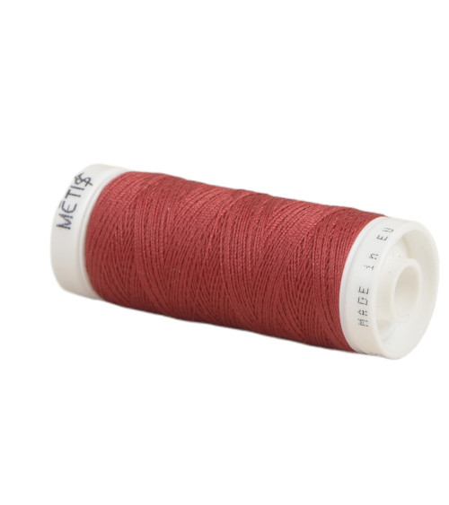 Spool of polyester thread 200m Oeko Tex made in Europe blackcurrant red