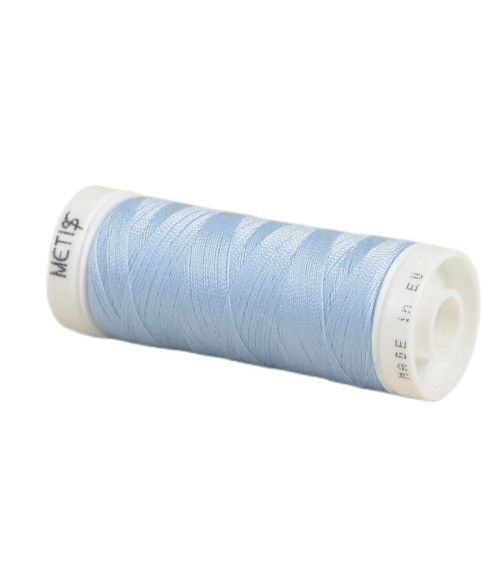 Spool of polyester thread 200m Oeko Tex made in Europe medium cornflower blue