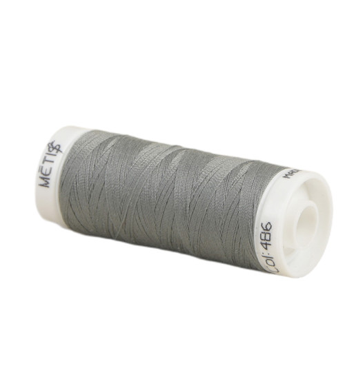 Spool of polyester thread 200m Oeko Tex made in Europe gray