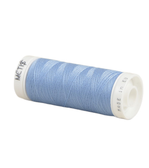 Spool of polyester thread 200m Oeko Tex made in Europe cornflower blue