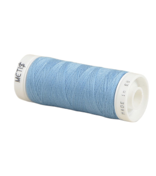 Spool of polyester thread 200m Oeko Tex made in Europe light blue