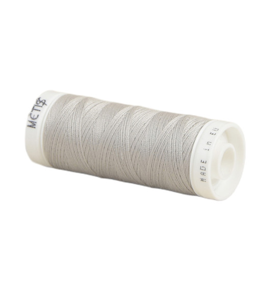 Spool of polyester thread 200m Oeko Tex made in Europe pewter gray