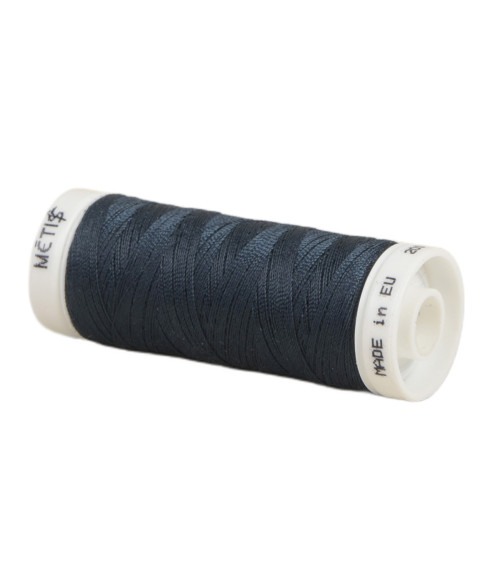 Spool of polyester thread 200m Oeko Tex made in Europe navy blue ship