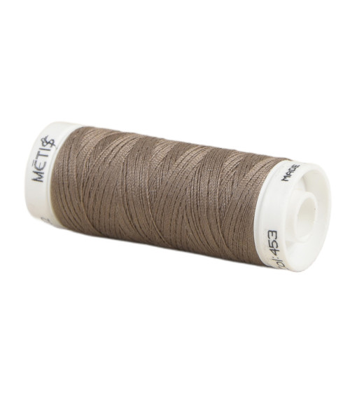 Spool of polyester thread 200m Oeko Tex made in Europe cappuccino brown