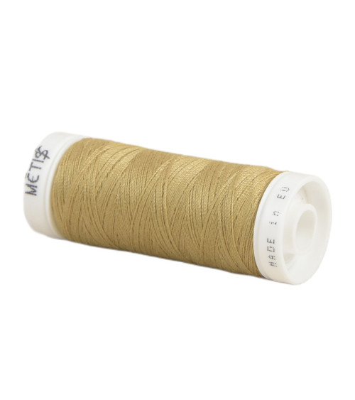 Spool of polyester thread 200m Oeko Tex made in Europe almond brown