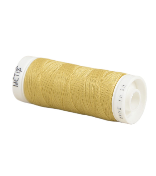 Spool of polyester thread 200m Oeko Tex made in Europe desert yellow