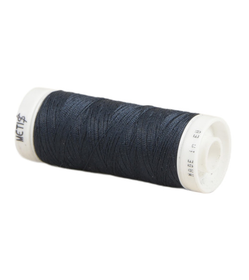 Spool of polyester thread 200m Oeko Tex made in Europe navy blue night