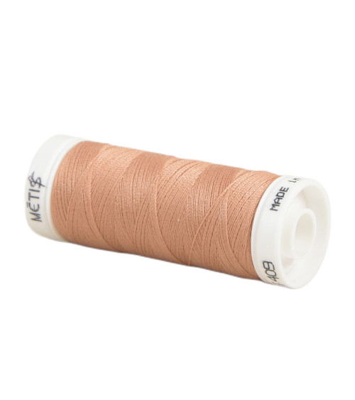 Spool of polyester thread 200m Oeko Tex made in Europe terracotta orange