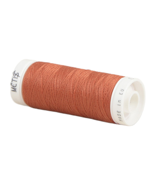 Spool of polyester thread 200m Oeko Tex made in Europe cedar red