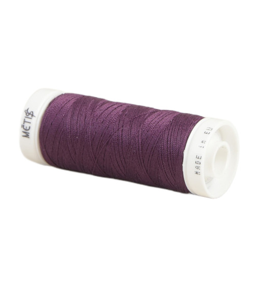 Spool of polyester thread 200m Oeko Tex made in Europe aubergine purple