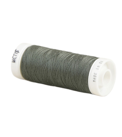 Spool of polyester thread 200m Oeko Tex made in Europe olive green