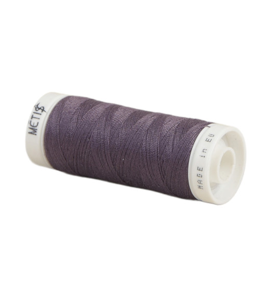 Spool of polyester thread 200m Oeko Tex made in Europe purple mauve