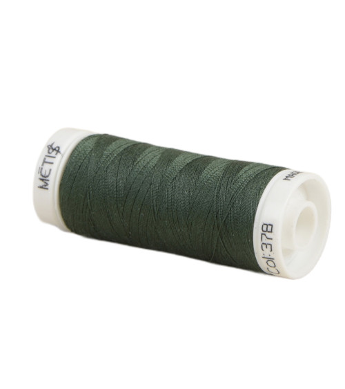 Spool of polyester thread 200m Oeko Tex made in Europe ivy gray