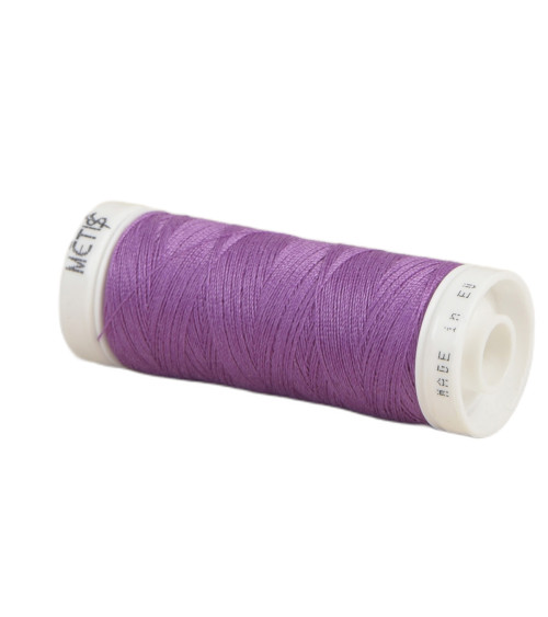 Spool of polyester thread 200m Oeko Tex made in Europe satin purple