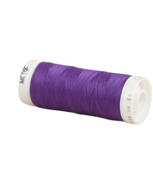 Spool of polyester thread 200m Oeko Tex made in Europe satin purple