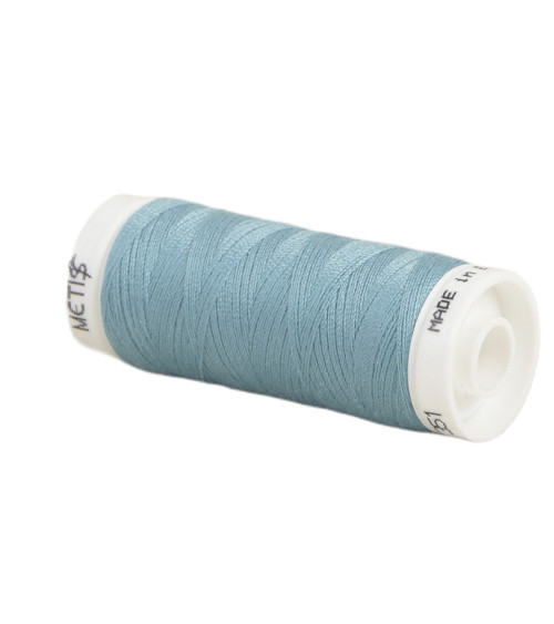 Spool of polyester thread 200m Oeko Tex made in Europe porcelain blue