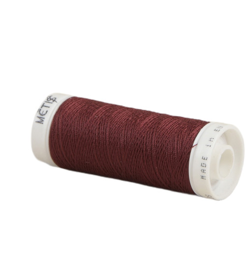 Spool of polyester thread 200m Oeko Tex made in Europe red beaujolais