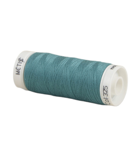 Bobine fil polyester 200m Oeko Tex fabriqué en Europe vert jade