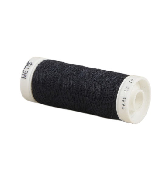 Spool of polyester thread 200m Oeko Tex made in Europe navy blue