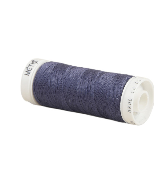 Spool of polyester thread 200m Oeko Tex made in Europe indigo purple