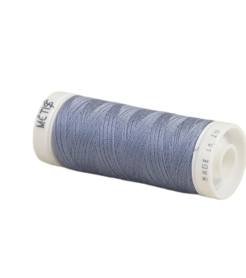 Bobina hilo poliester 200m Oeko Tex fabricado en Europa gris azul