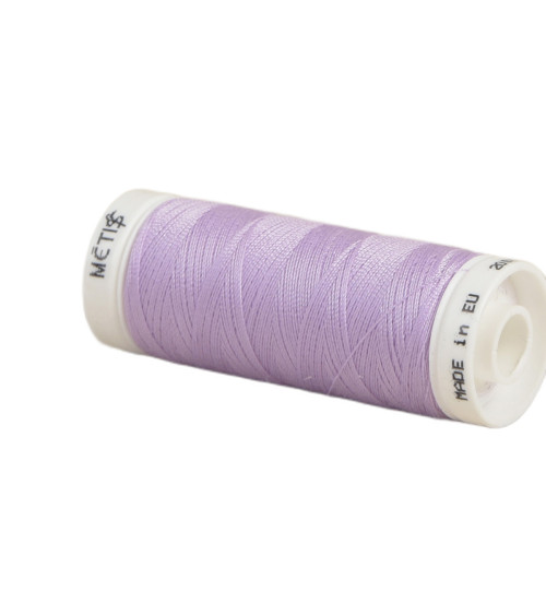 Spool of polyester thread 200m Oeko Tex made in Europe soft purple