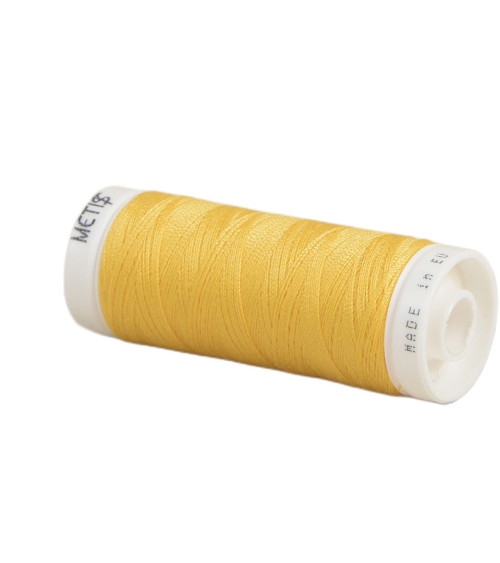 Bobina de hilo de poliéster 200m Oeko Tex fabricado en Europa amarillo curry