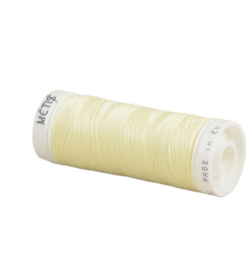 Spool of polyester thread 200m Oeko Tex made in Europe yellow weak