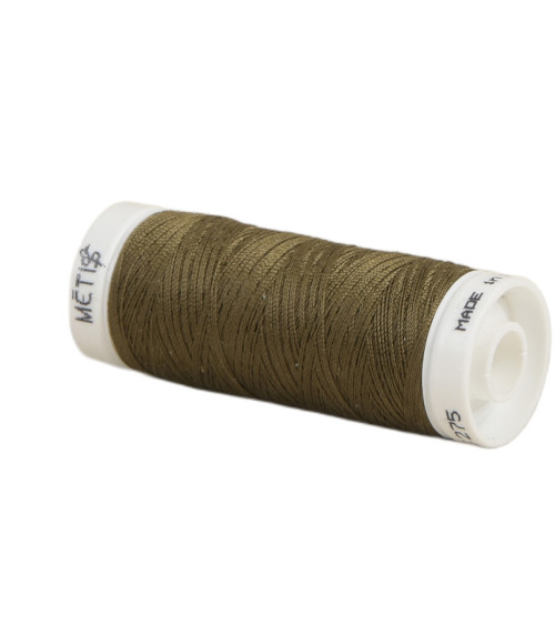 Spool of polyester thread 200m Oeko Tex made in Europe moss green