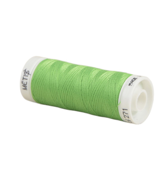 Spool of polyester thread 200m Oeko Tex made in Europe leaf green