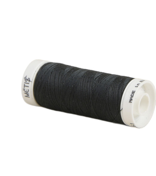 Spool of polyester thread 200m Oeko Tex made in Europe navy blue