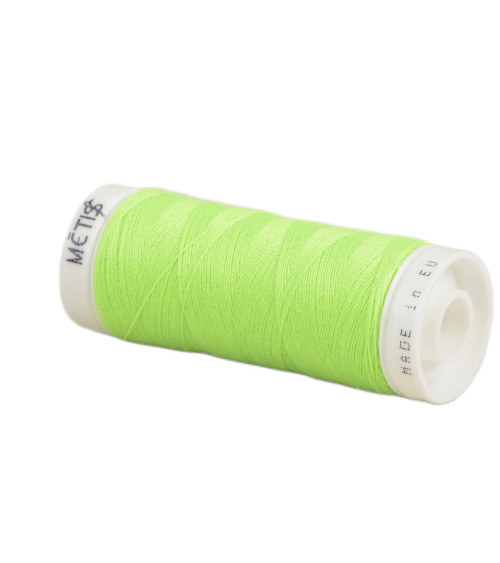 Spool of polyester thread 200m Oeko Tex made in Europe yellow green char