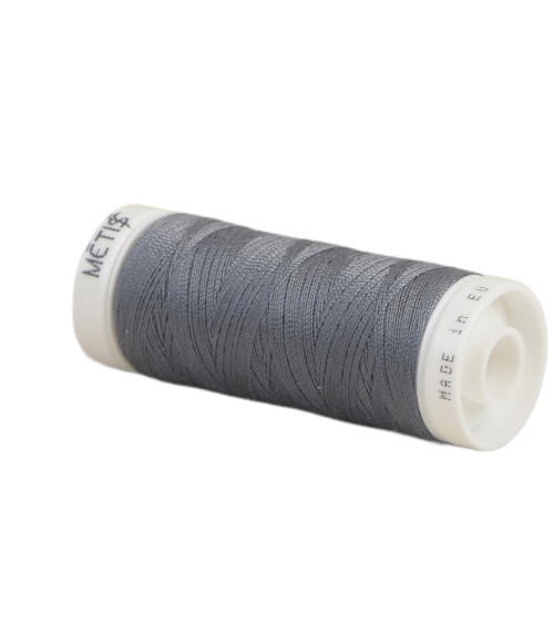 Spool of polyester thread 200m Oeko Tex made in Europe steel gray