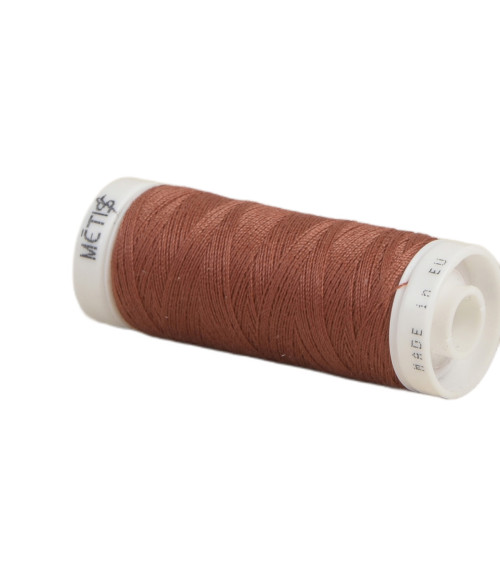 Spool of polyester thread 200m Oeko Tex made in Europe copper red