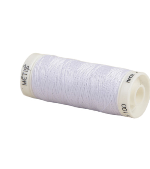 Spool of polyester thread 200m Oeko Tex made in Europe white