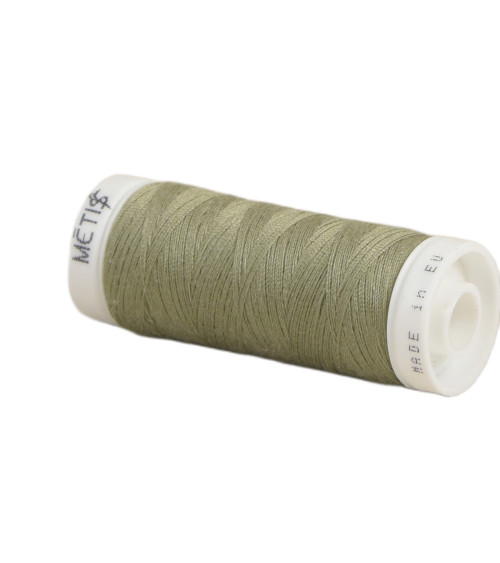 Spool of polyester thread 200m Oeko Tex made in Europe khaki green