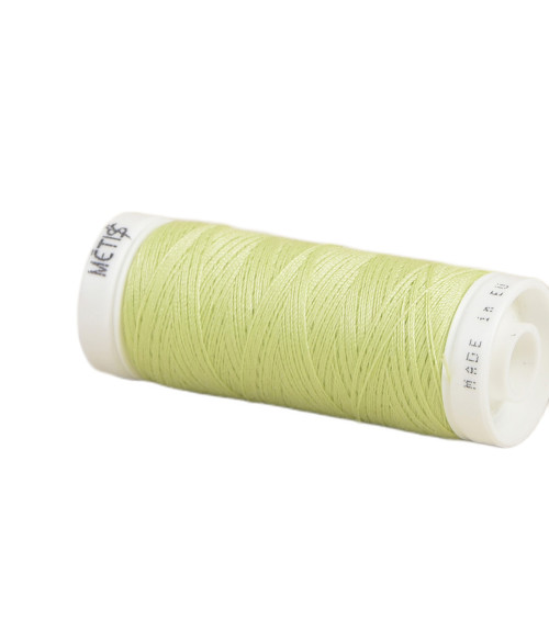 Spool of polyester thread 200m Oeko Tex made in Europe lime yellow