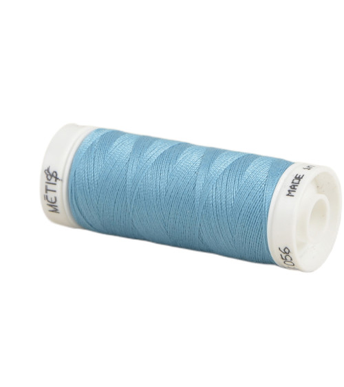 Spool of polyester thread 200m Oeko Tex made in Europe water blue