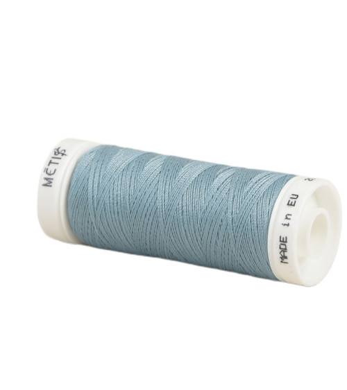 Spool of polyester thread 200m Oeko Tex made in Europe mineral blue