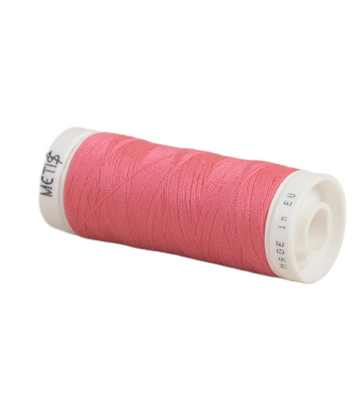 Spool of polyester thread 200m Oeko Tex made in Europe light pink