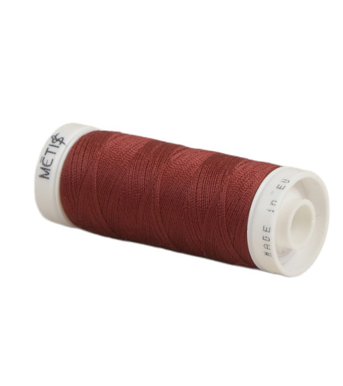 Bobina hilo poliester 200m Oeko Tex fabricado en Europa rojo vino