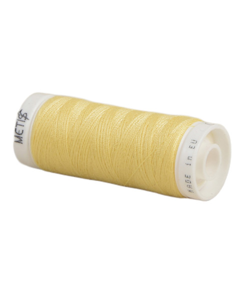 Spool of polyester thread 200m Oeko Tex made in Europe corn yellow