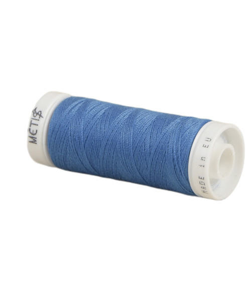 Spool of polyester thread 200m Oeko Tex made in Europe light blue