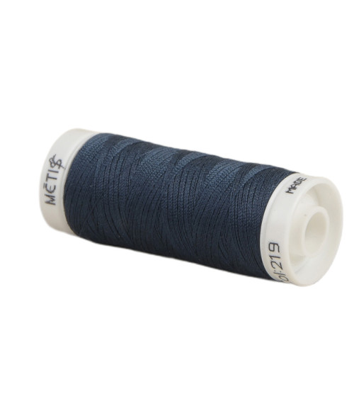 Spool of polyester thread 200m Oeko Tex made in Europe light navy